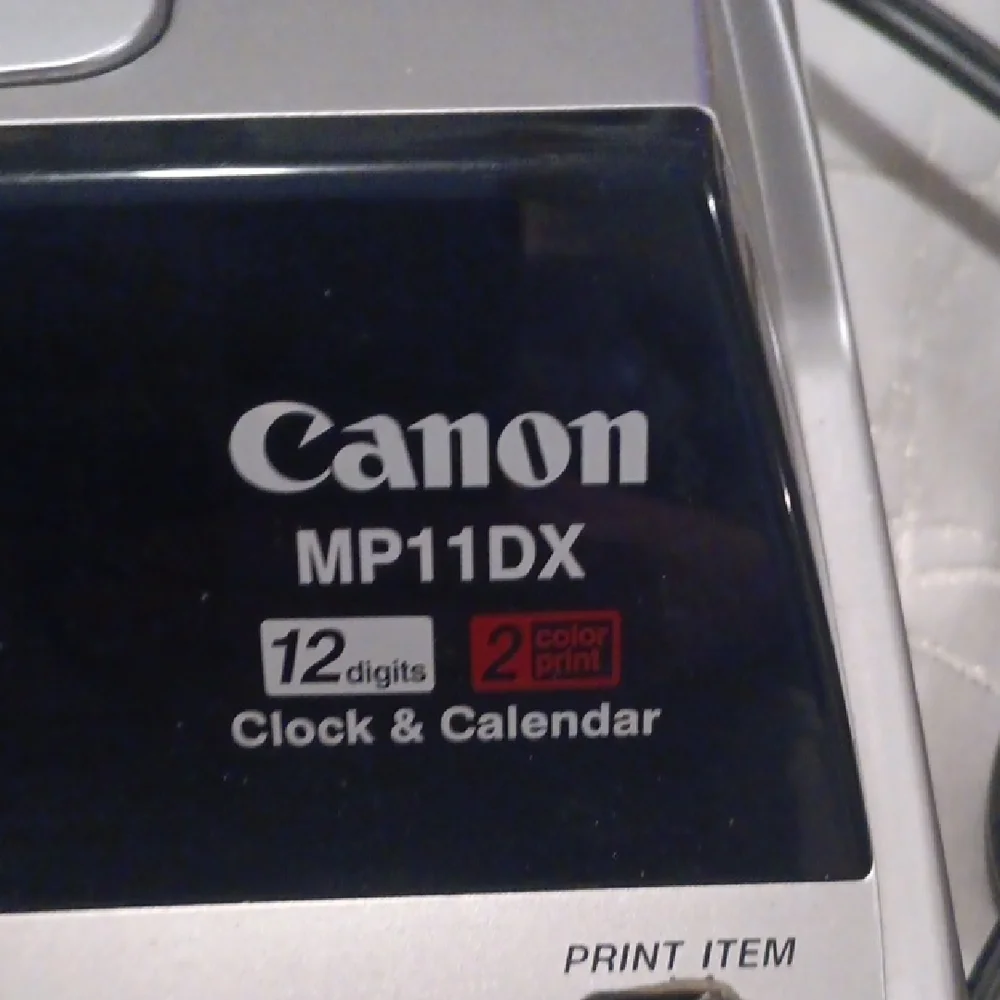 Canon MP11DX Silver Calculator